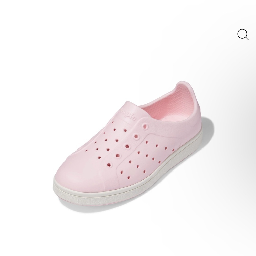 Pink Slip-On Kids Sneakers by people footwear. Like crocs meet keds. Preppy